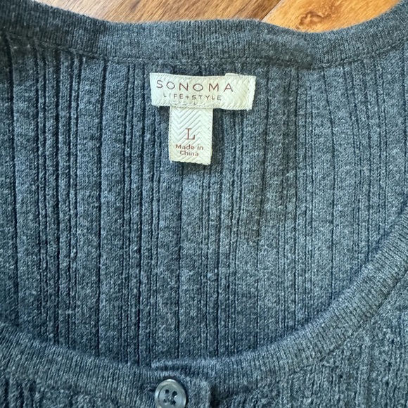 Ribbed Henley Sweater - Picture 5 of 8